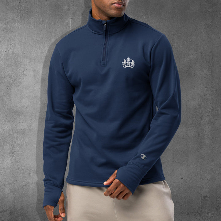 Sis Training Gear Champion Quarter Zip Pullover Navy L