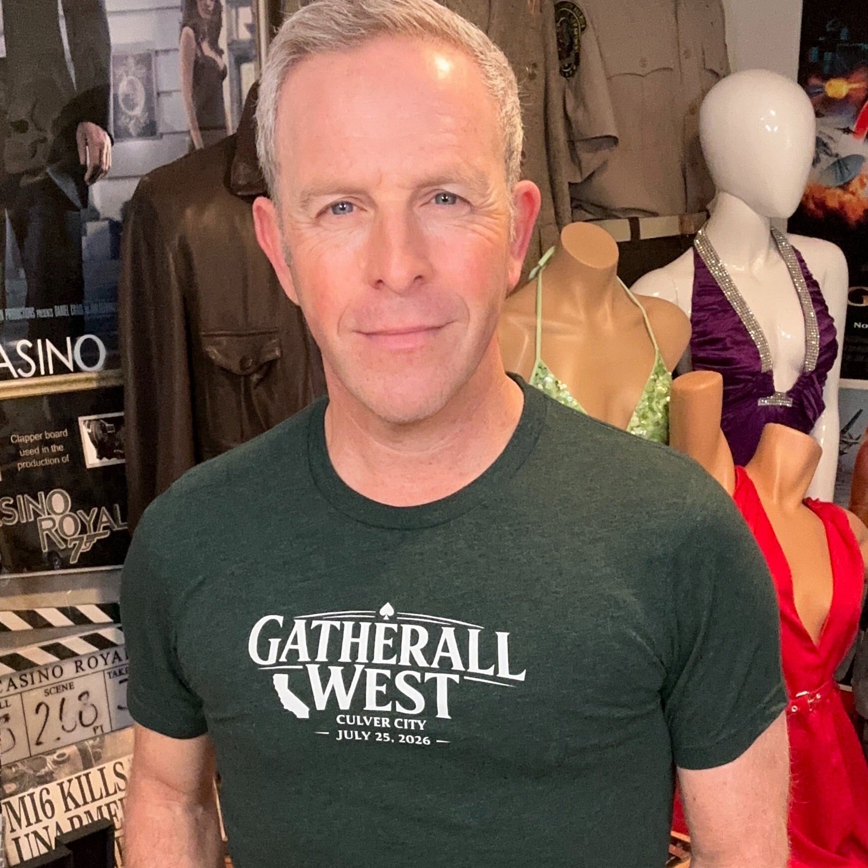 David from The Bond Experience Gatherall West T-Shirt green