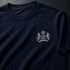 James Bond T-Shirt with Embroidered S.I.S. Logo from Skyfall Closeup product shot
