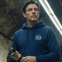 Man wearing James Bond Training Hoodie from Skyfall