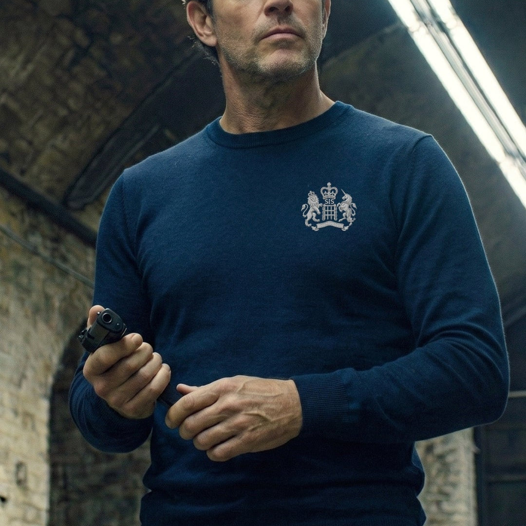 Man wearing James Bond Training Sweatshirt Jumper from Skyfall