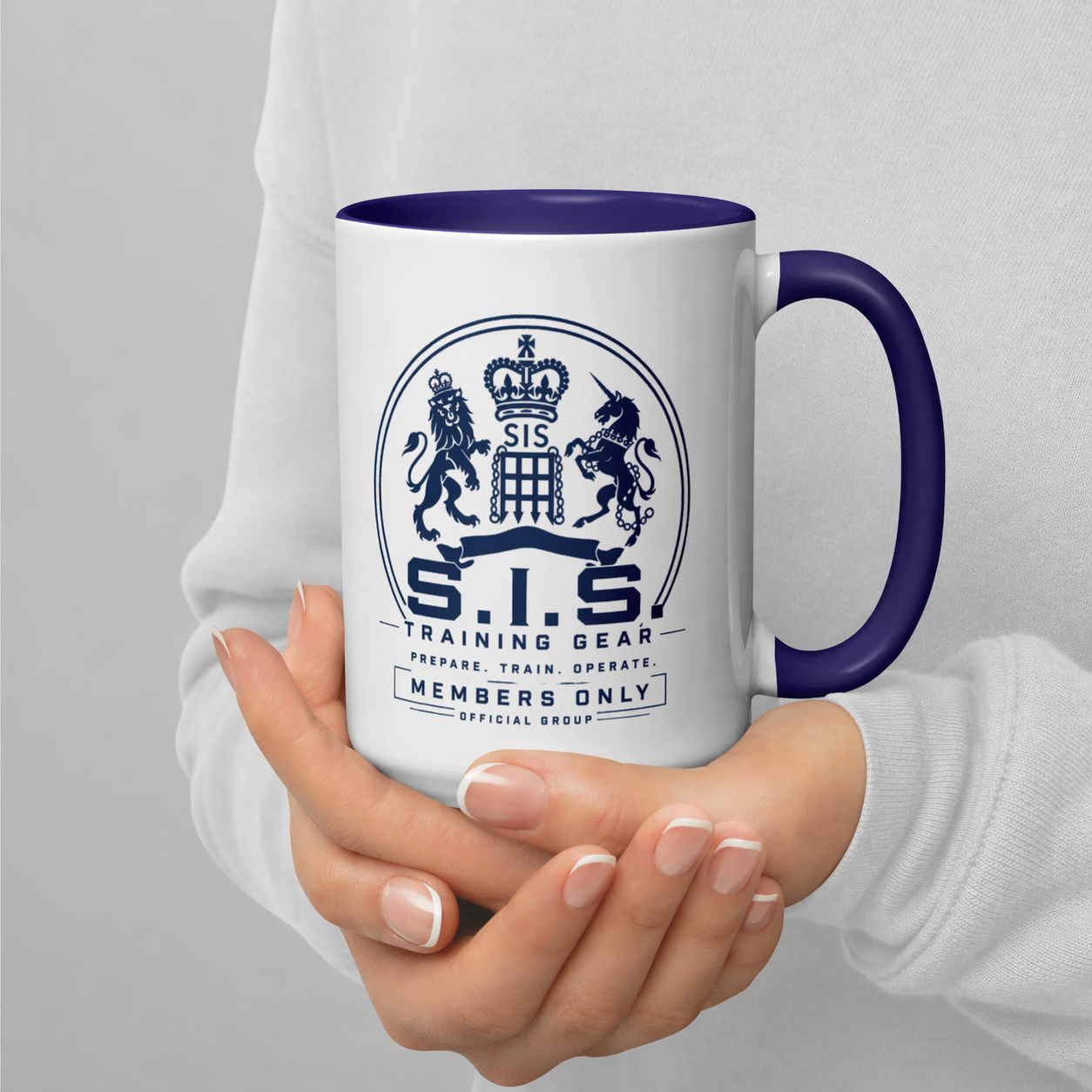 Members Only White Mug