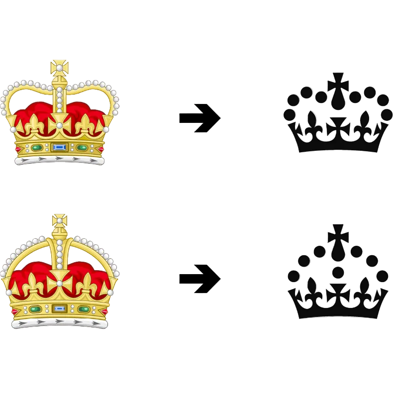 King's Crown Jumper Sweatshirt