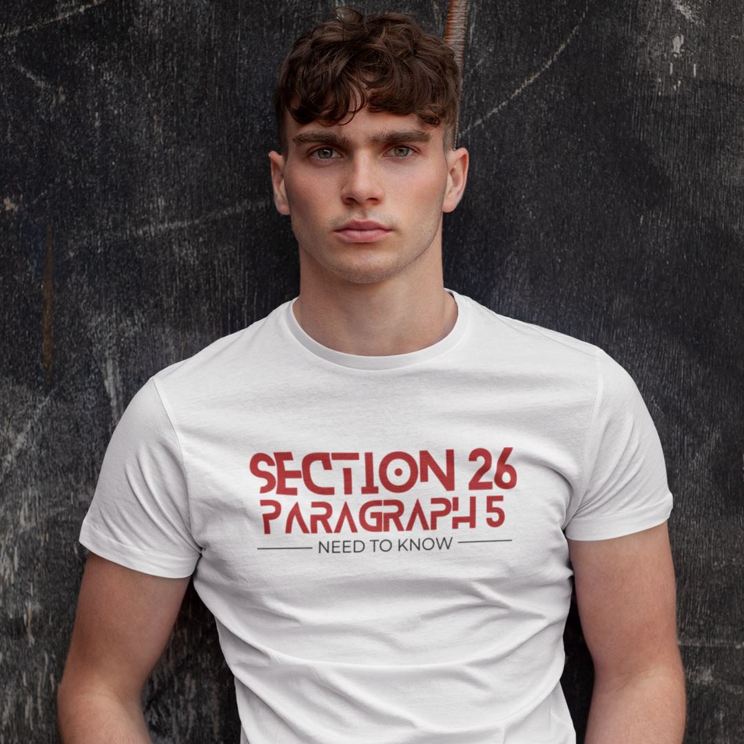 Section 26 Paragraph 5 T-Shirt SIS Training Gear White S 
