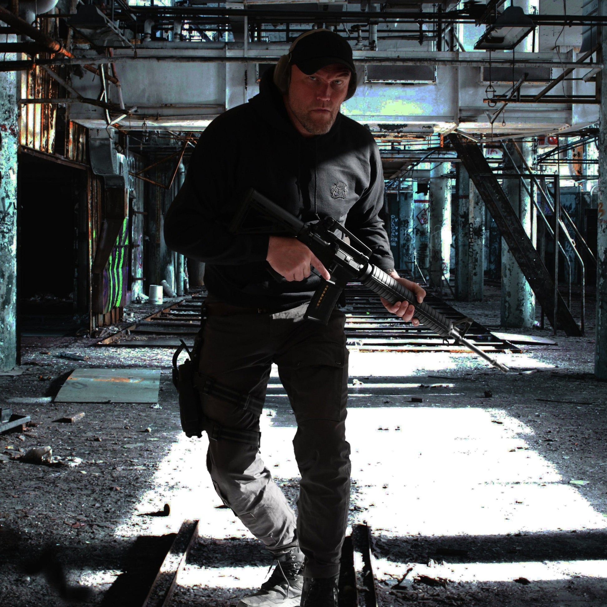 Stealth Logo Hoodie SIS Training Gear 