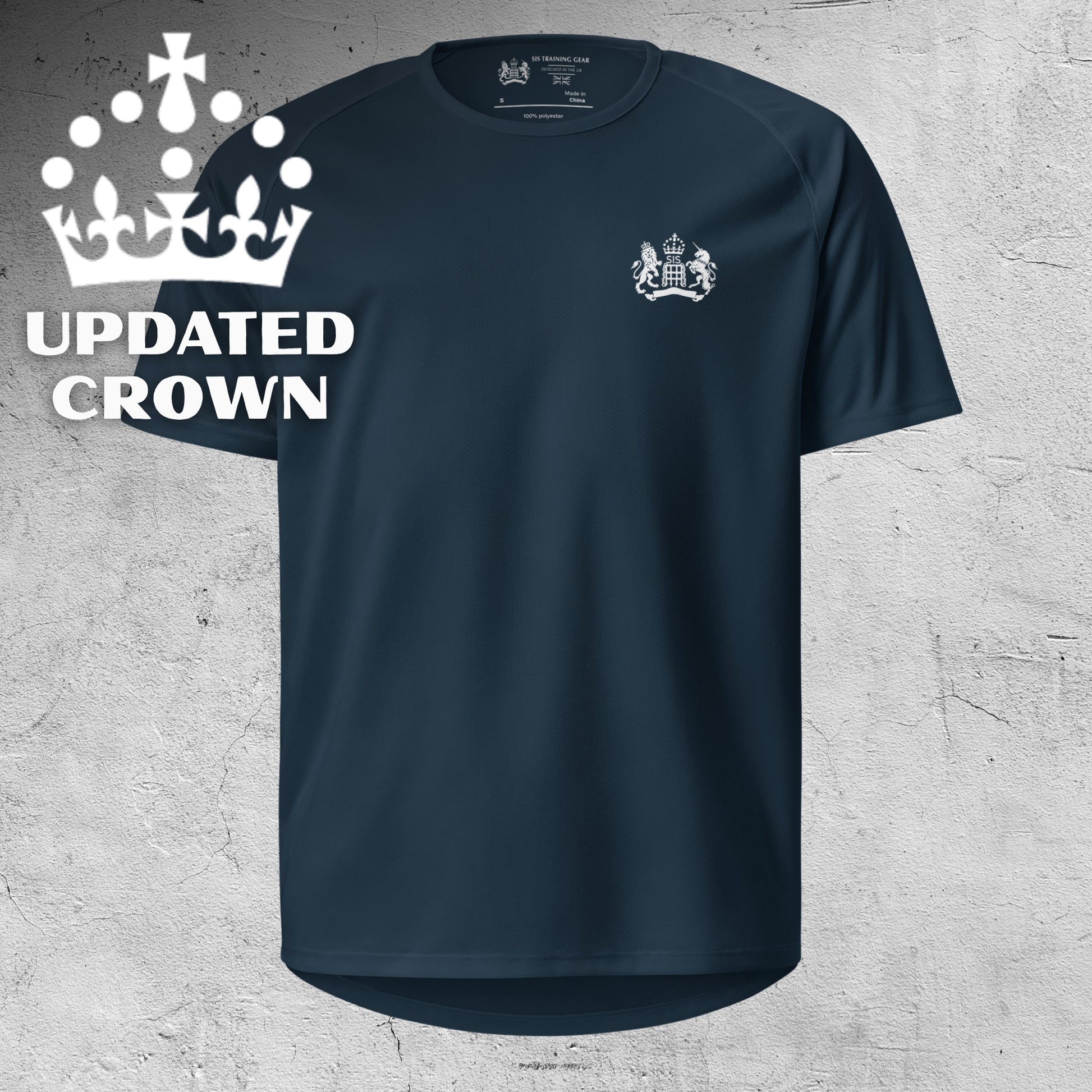 Tactical T-Shirt with Updated UK King's Crown Logo