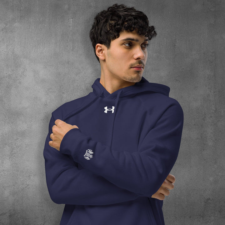 Dark blue under armour hoodie hotsell