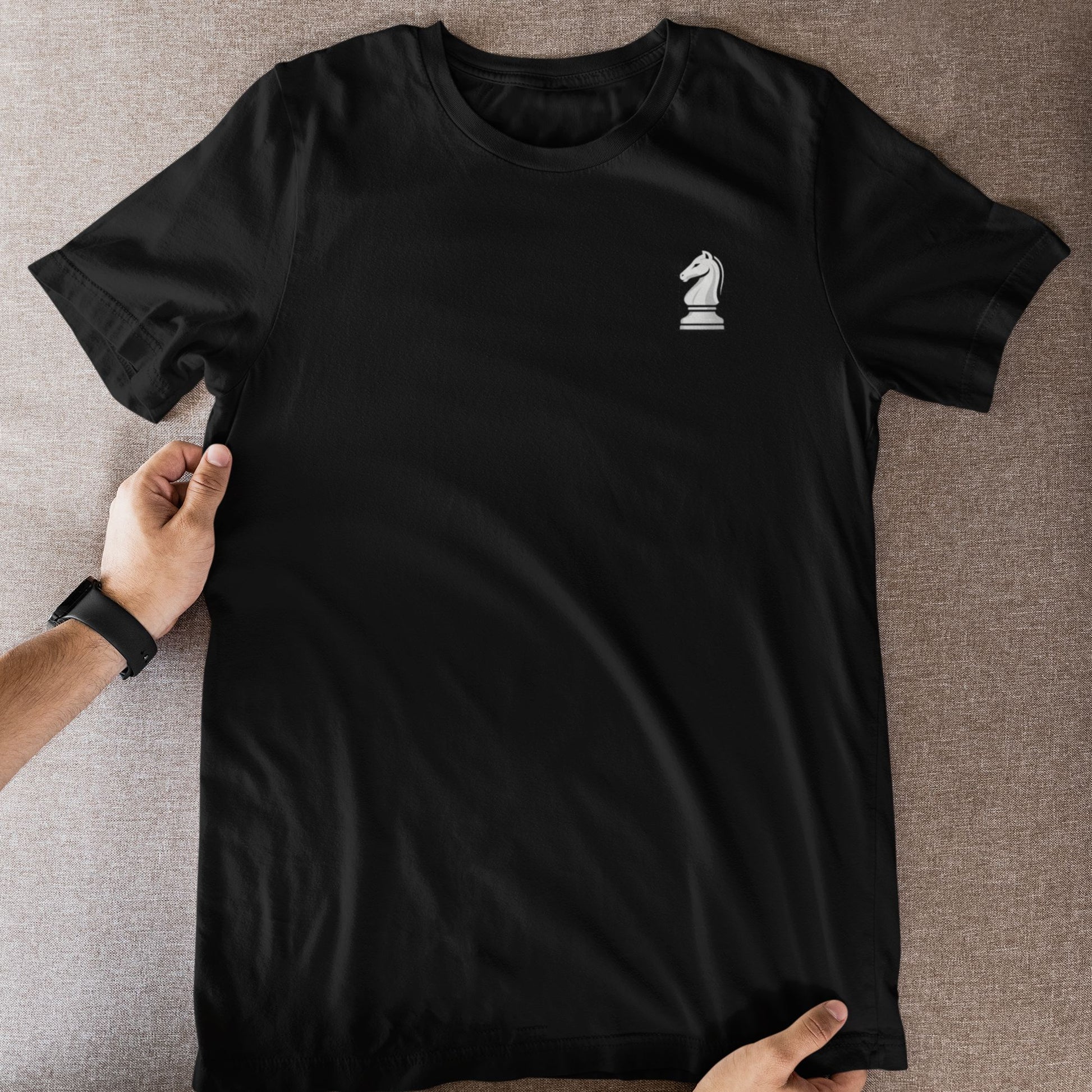 White Knight T-Shirt SIS Training Gear Black S 