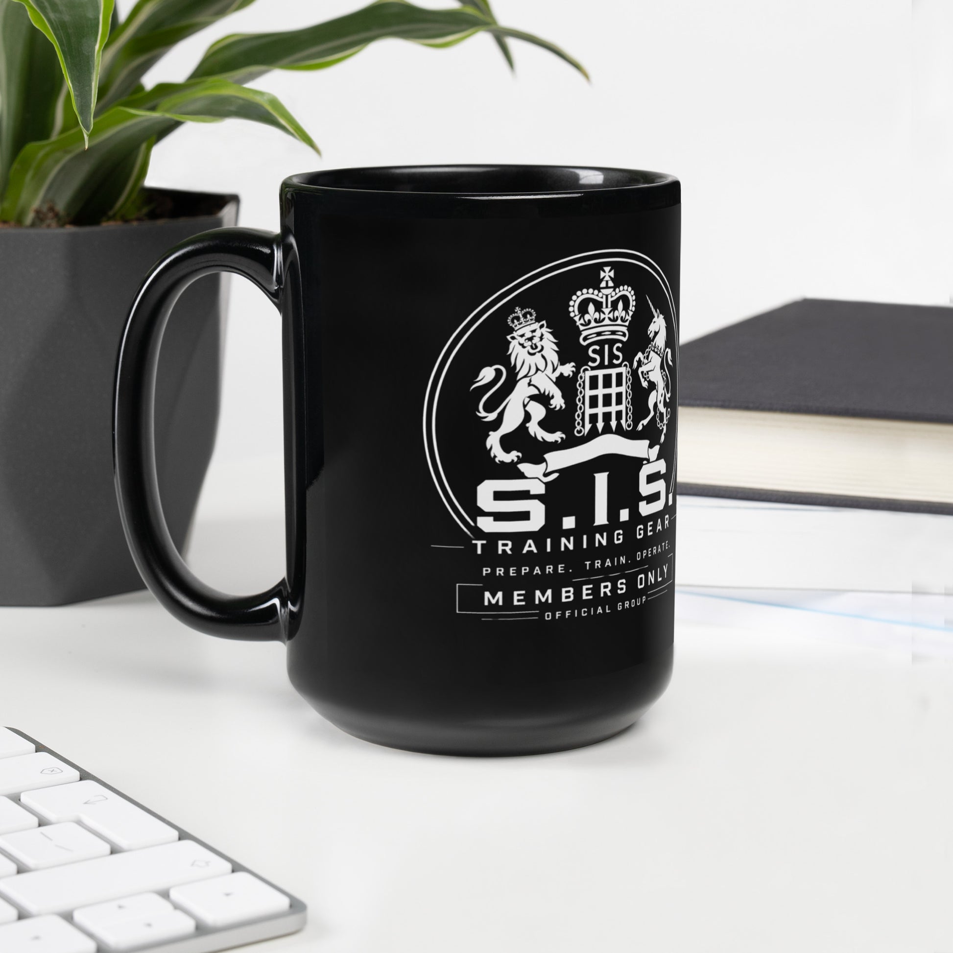 Members Only Black Mug
