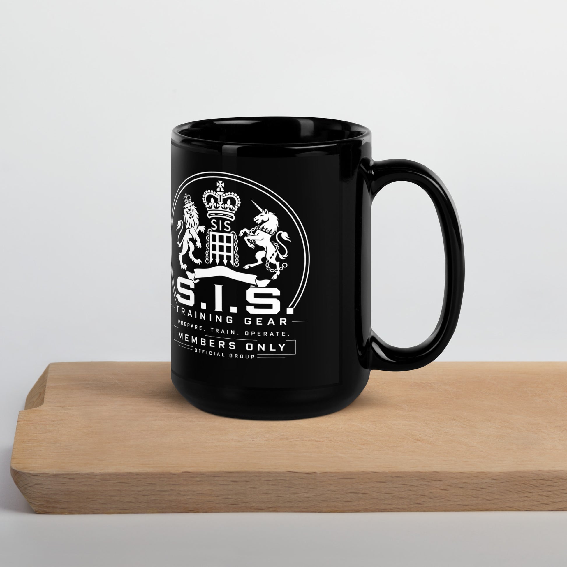 Members Only Black Mug