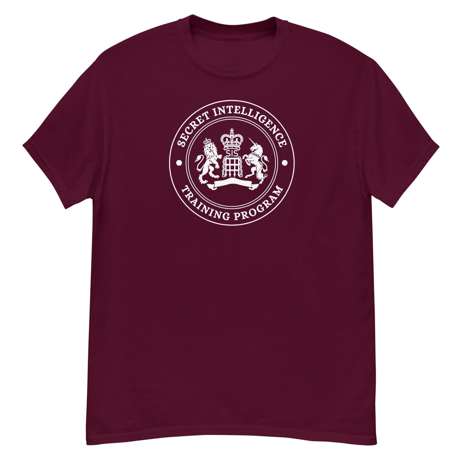 Secret Training Program T-Shirt SIS Training Gear Maroon S 