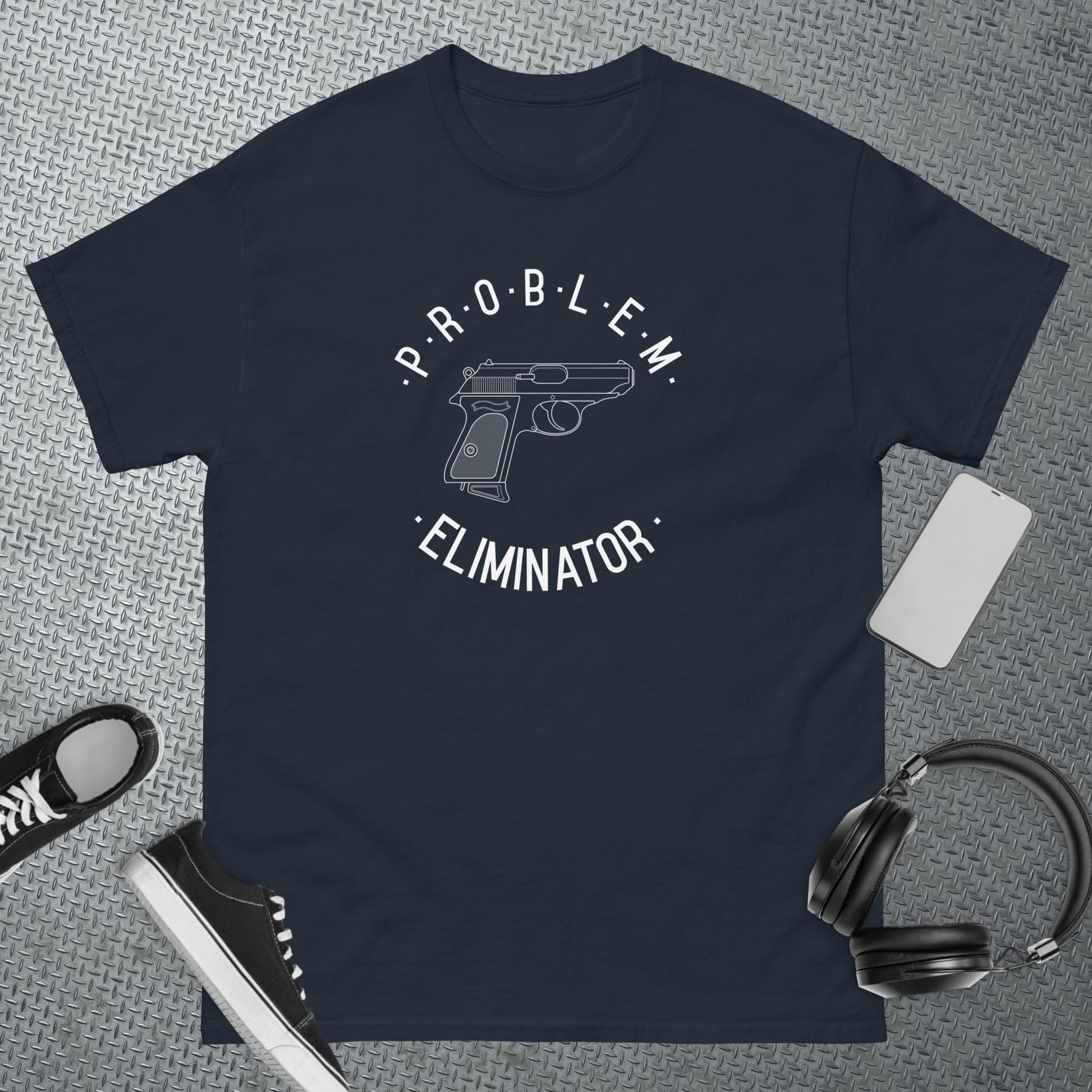 Problem Eliminator T-Shirt SIS Training Gear Navy S 