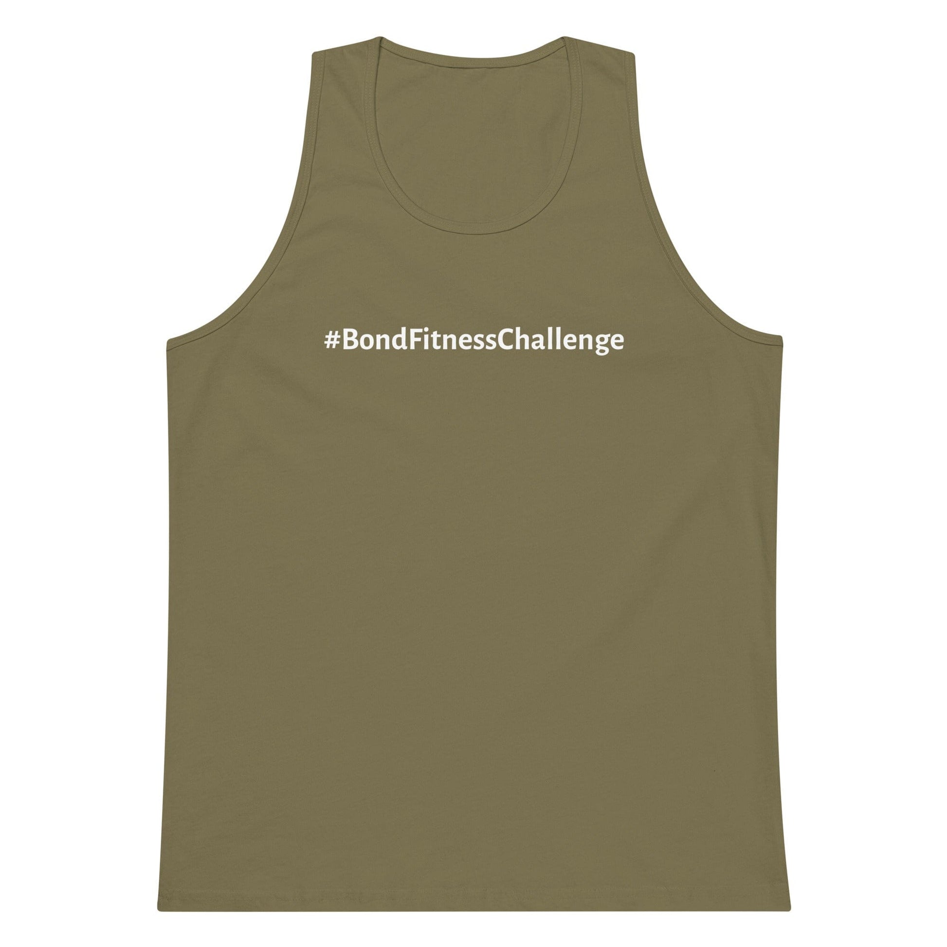 #BondFitnessChallenge Premium Tank Top SIS Training Gear Military Green S 