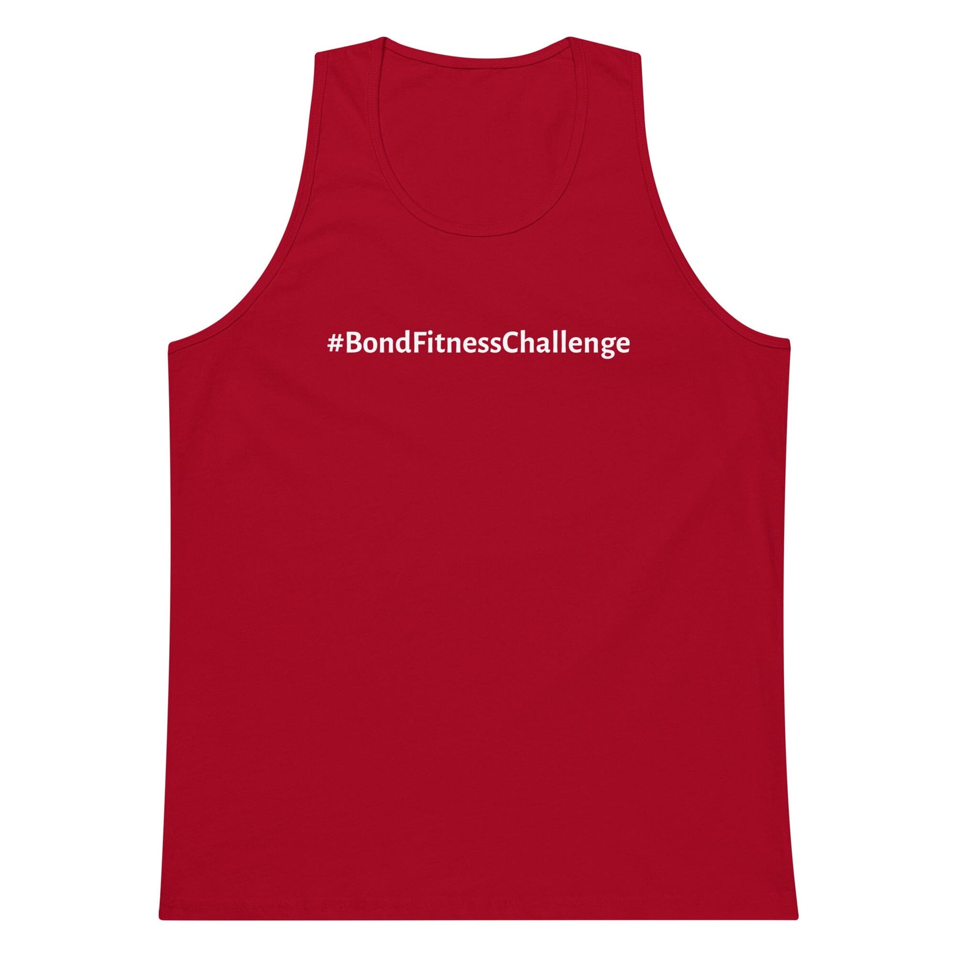 #BondFitnessChallenge Premium Tank Top SIS Training Gear Red S 