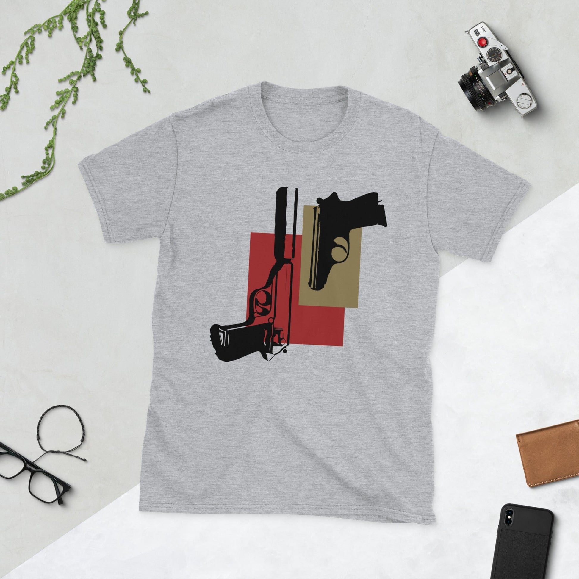 Geo T-Shirt SIS Training Gear Sport Grey S 