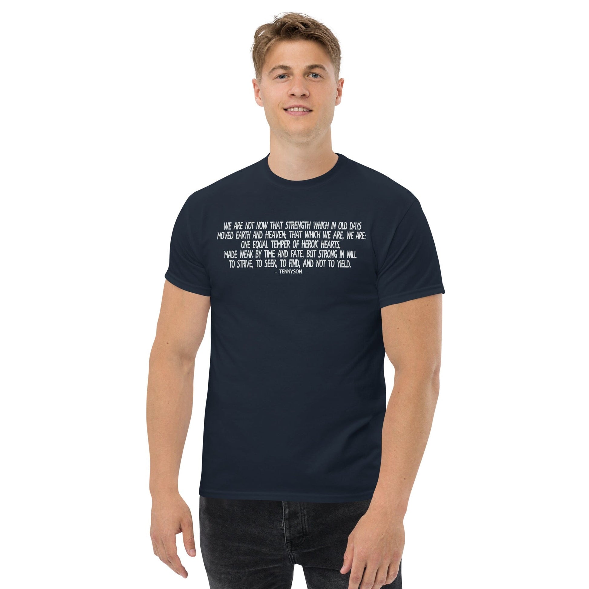 Tennyson Poem T-Shirt (No Skyline) SIS Training Gear Navy S 