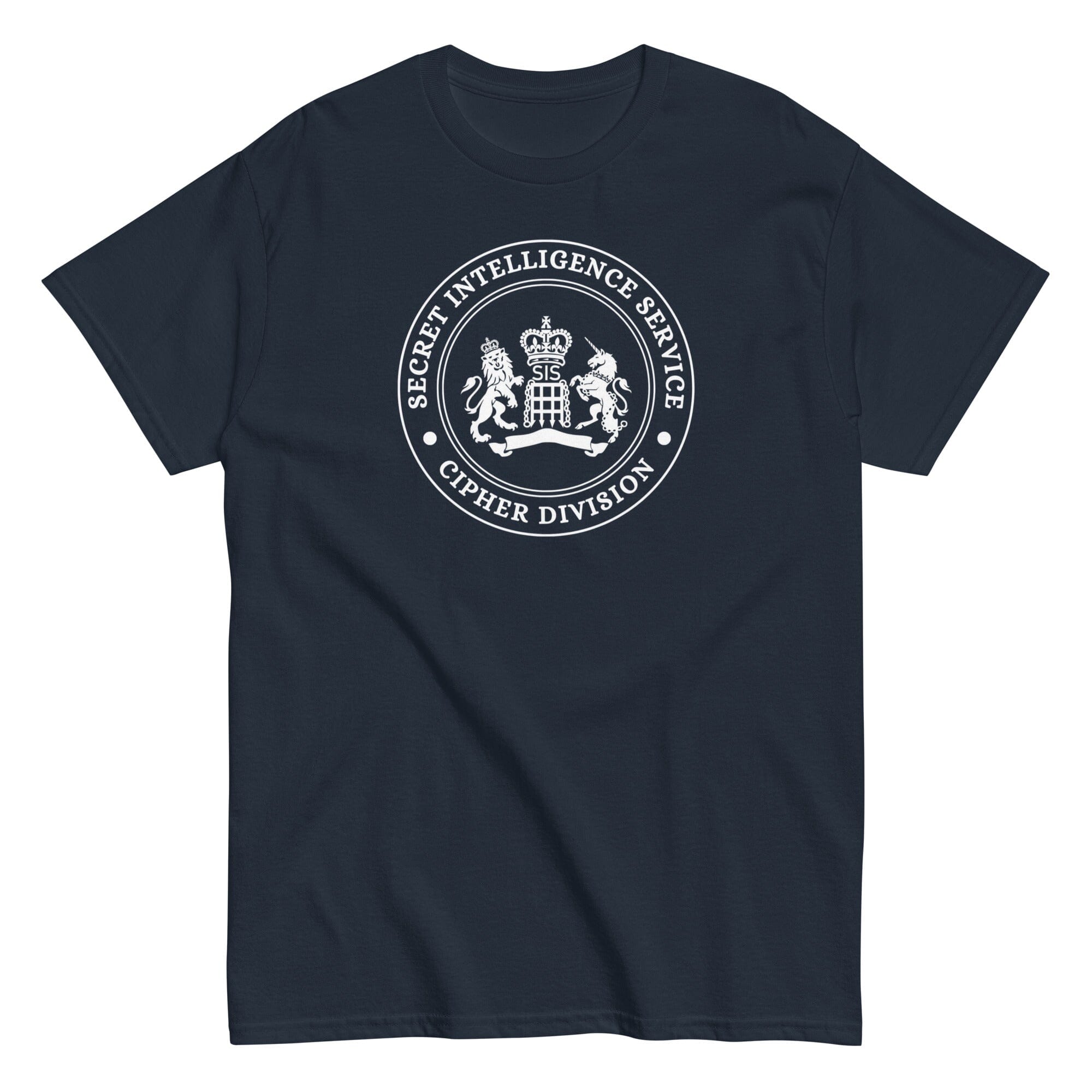 Cipher Division T-Shirt SIS Training Gear Navy S 