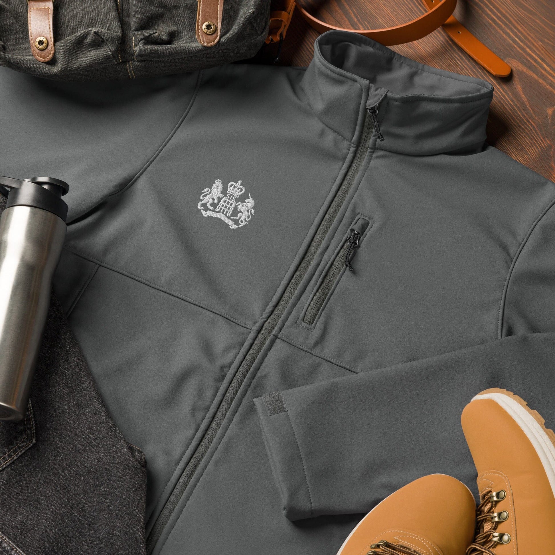 Columbia Soft Shell Jacket SIS Training Gear Grey S 