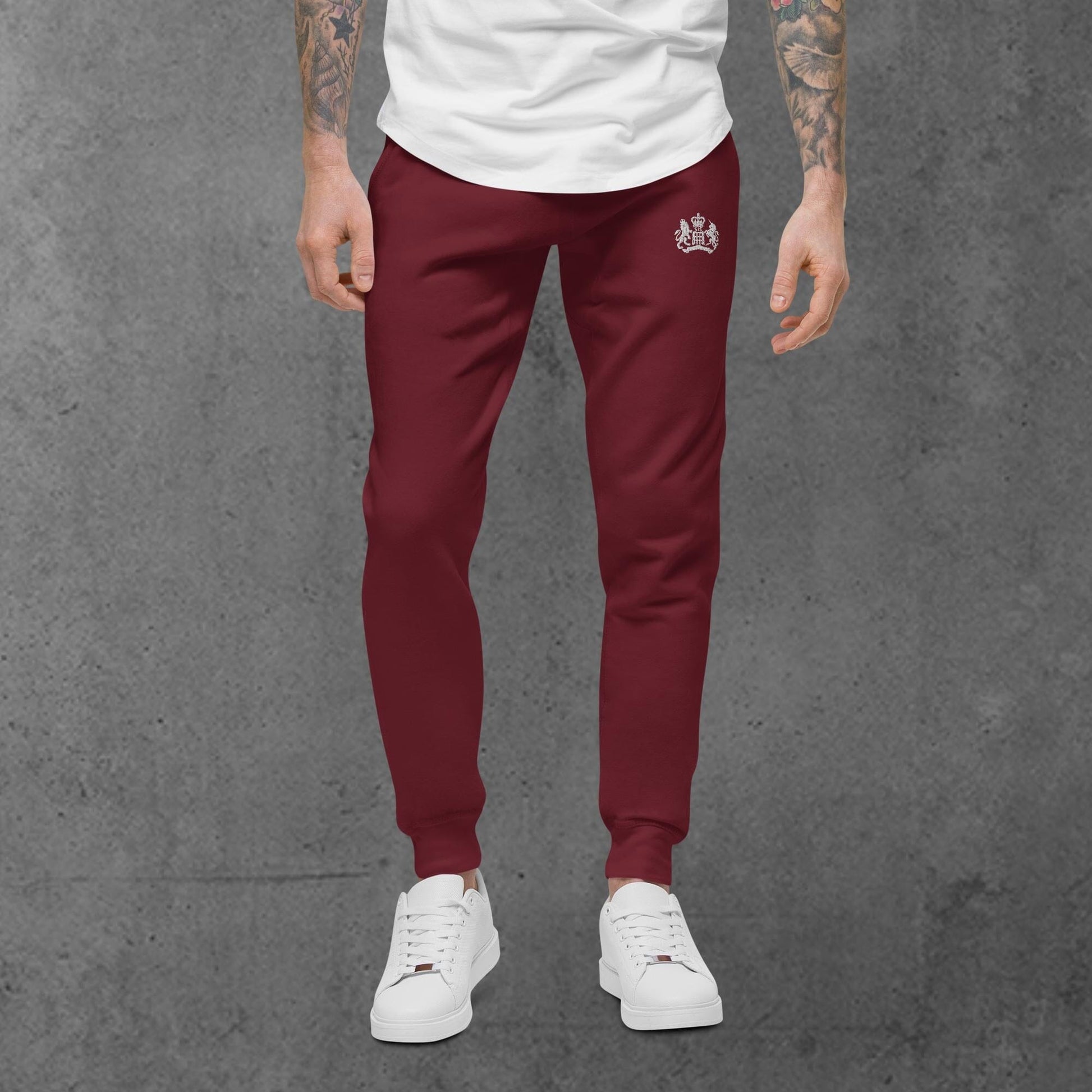 Fleece Sweatpants SIS Training Gear Maroon XS 