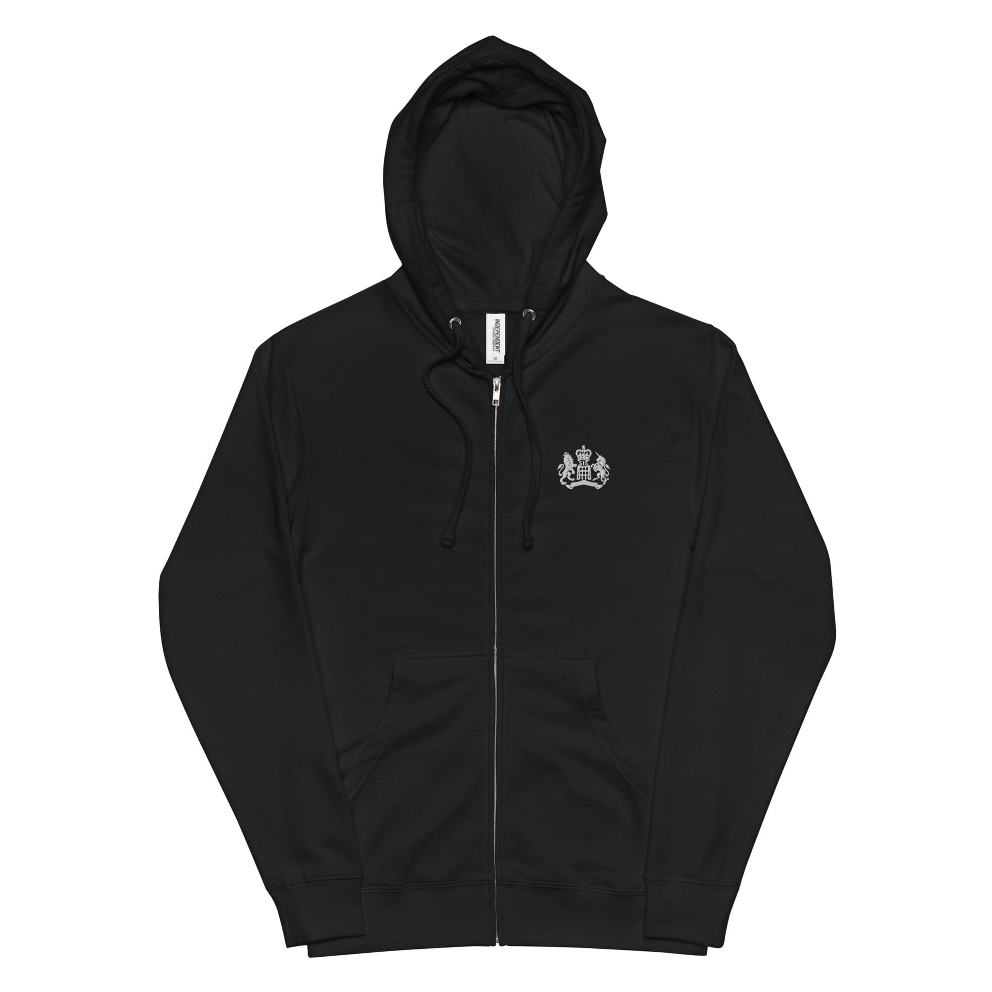 Fleece Zip Up Hoodie SIS Training Gear Black S 