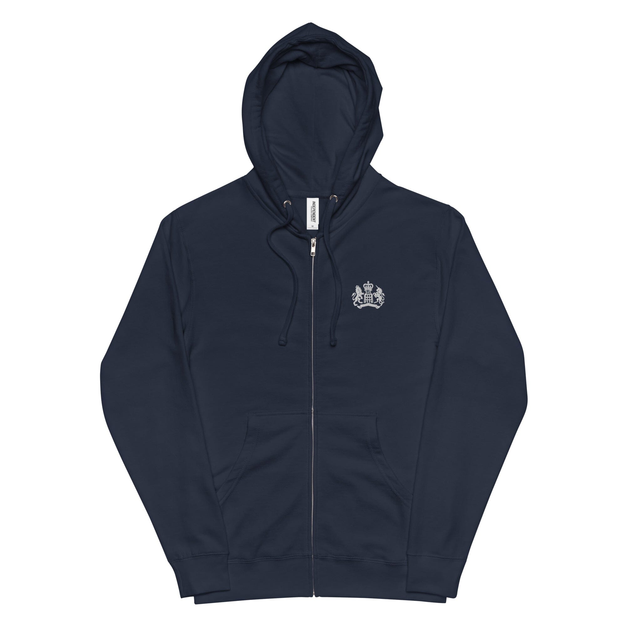 Fleece Zip Up Hoodie SIS Training Gear Classic Navy S 