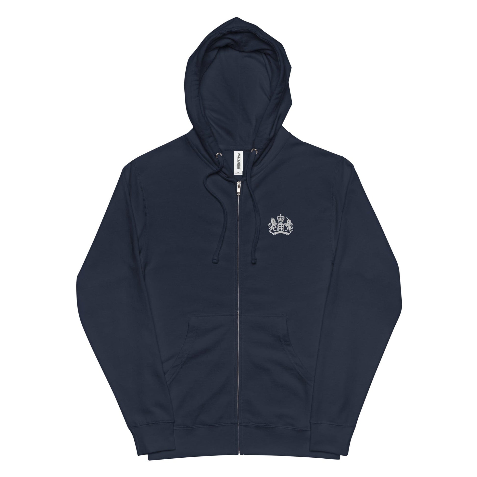 Fleece Zip Up Hoodie SIS Training Gear Classic Navy S 