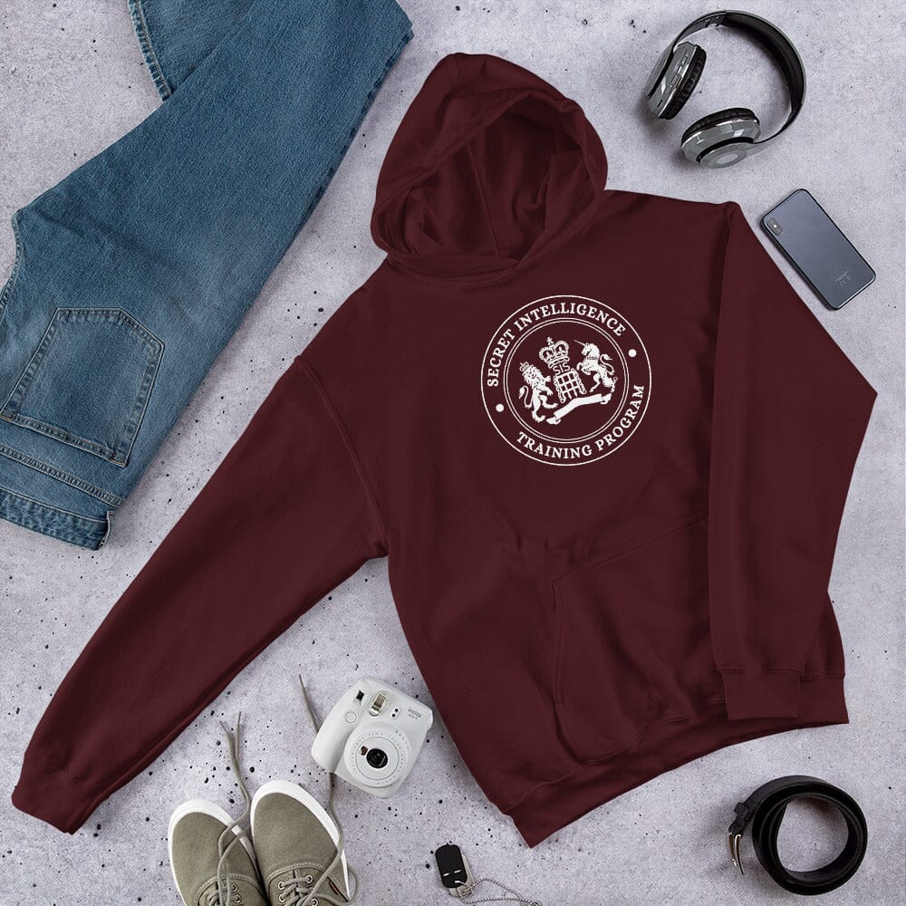 Secret Training Program Hoodie SIS Training Gear Maroon S 