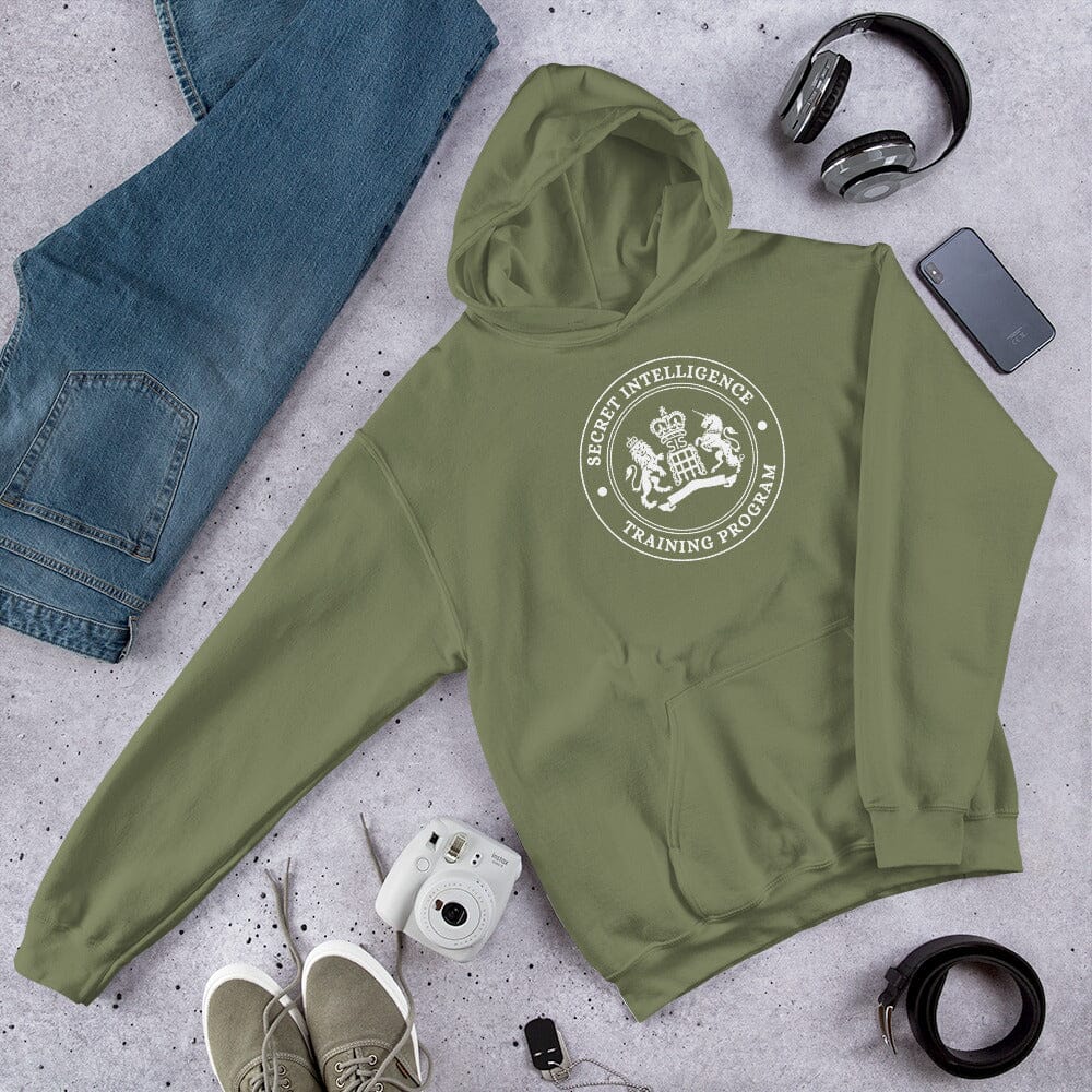 Secret Training Program Hoodie SIS Training Gear Military Green S 
