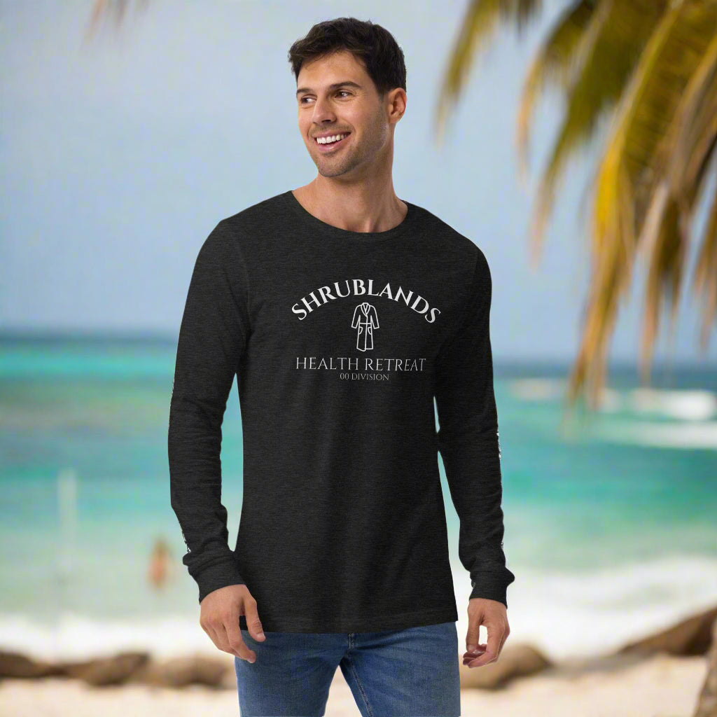 Shrublands Long Sleeve Tee SIS Training Gear Black Heather XS 