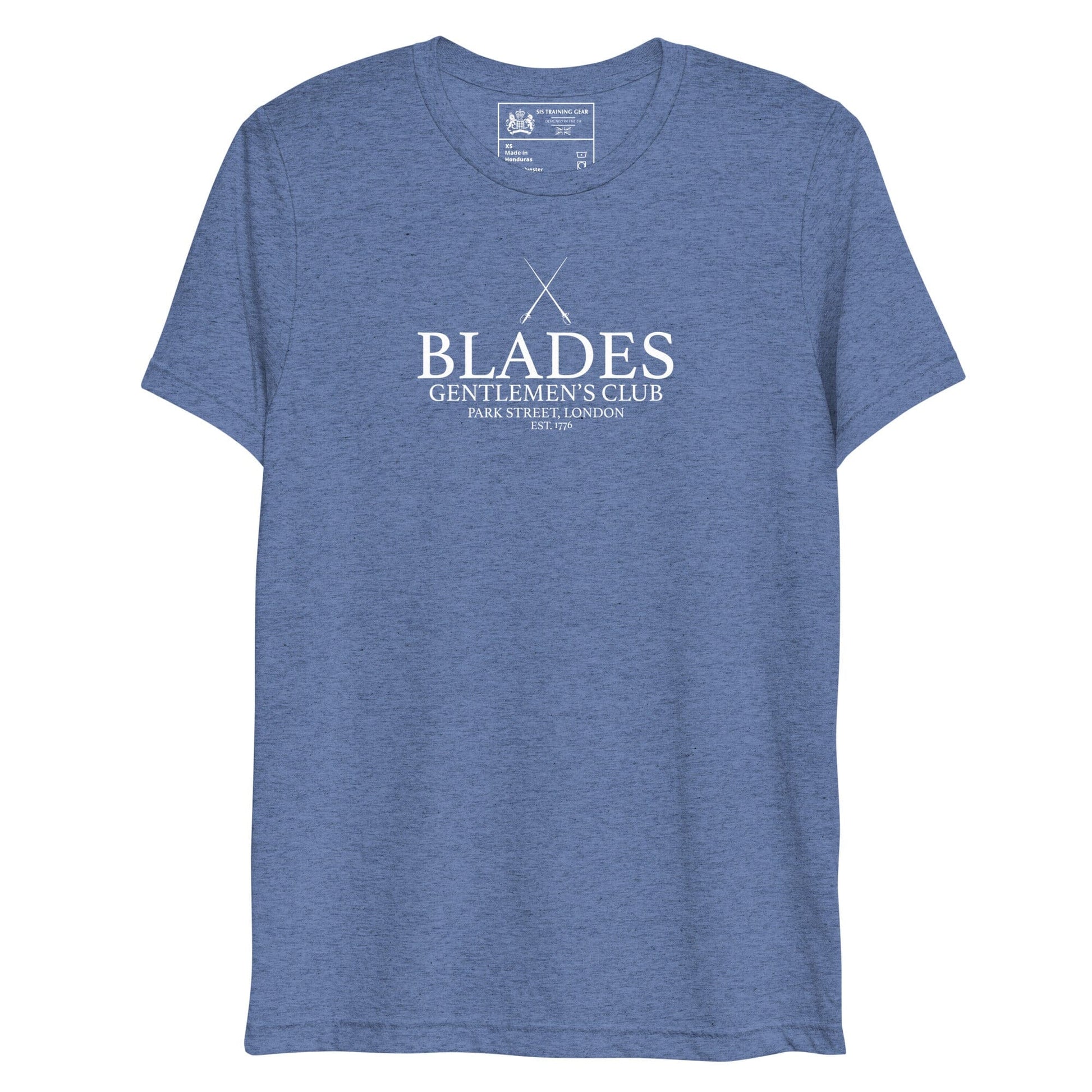 Blades Sword Luxury T-Shirt SIS Training Gear Light Blue XS 