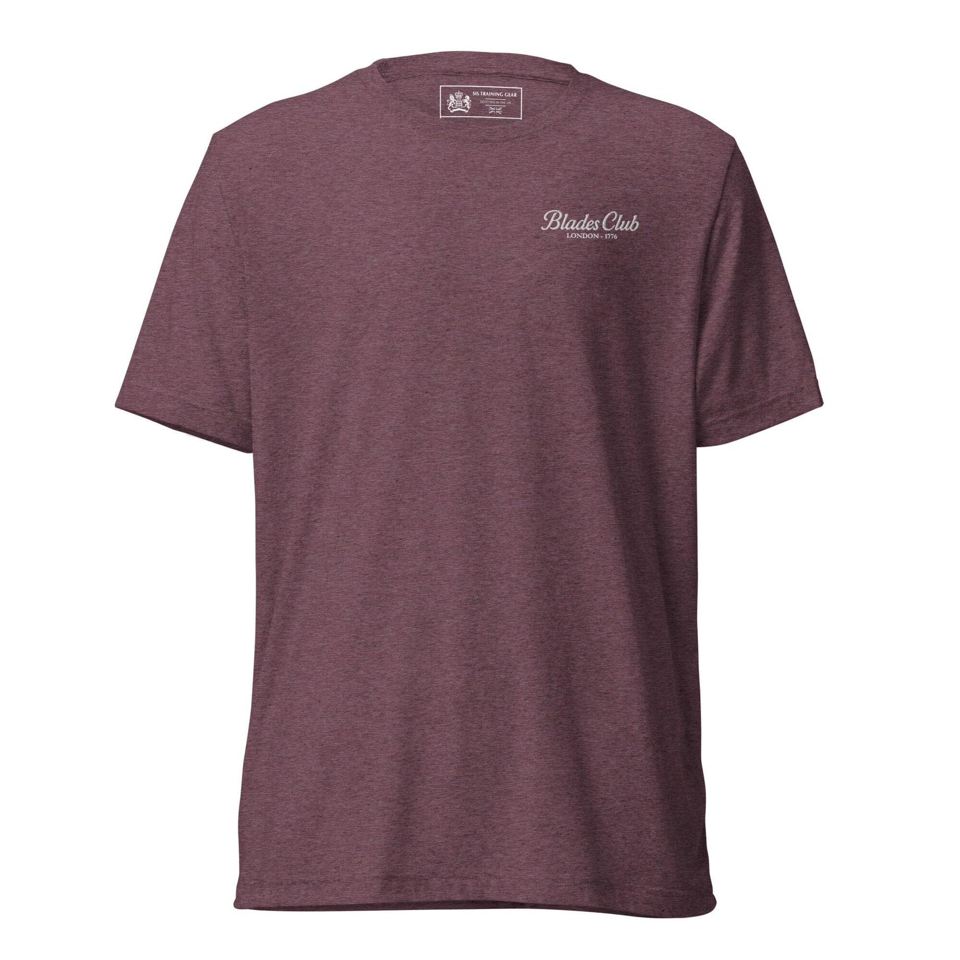Blades Club Luxury T-Shirt SIS Training Gear Maroon XS 