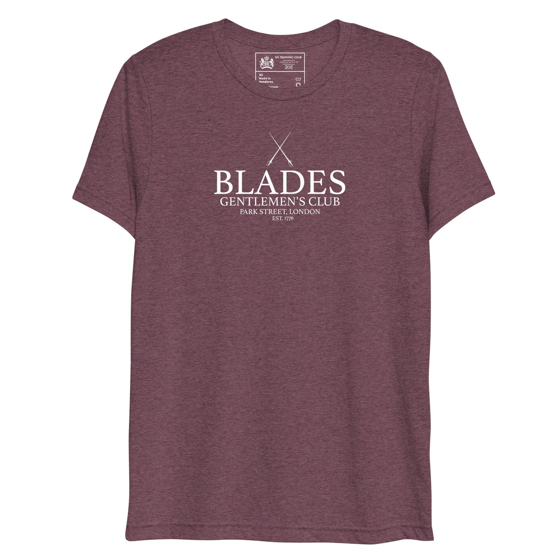 Blades Sword Luxury T-Shirt SIS Training Gear Maroon XS 