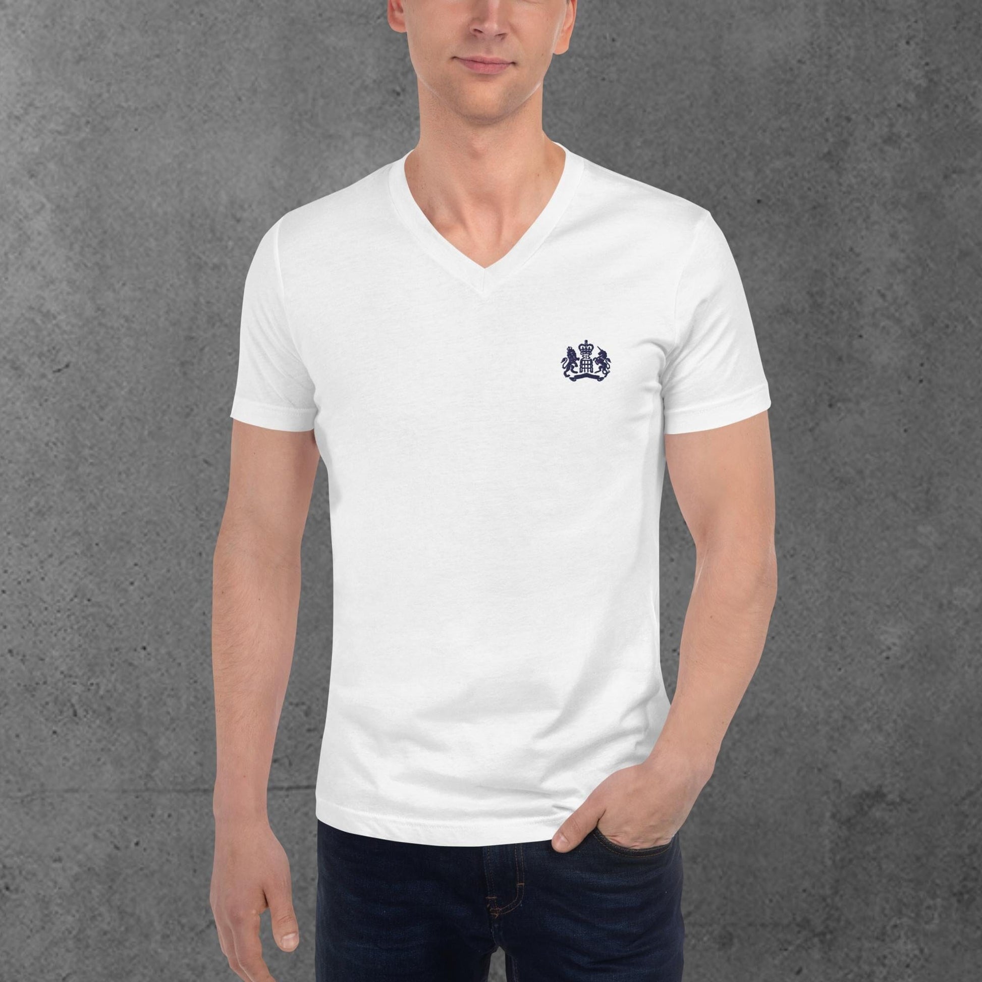 SIS V-Neck T-Shirt SIS Training Gear White S 