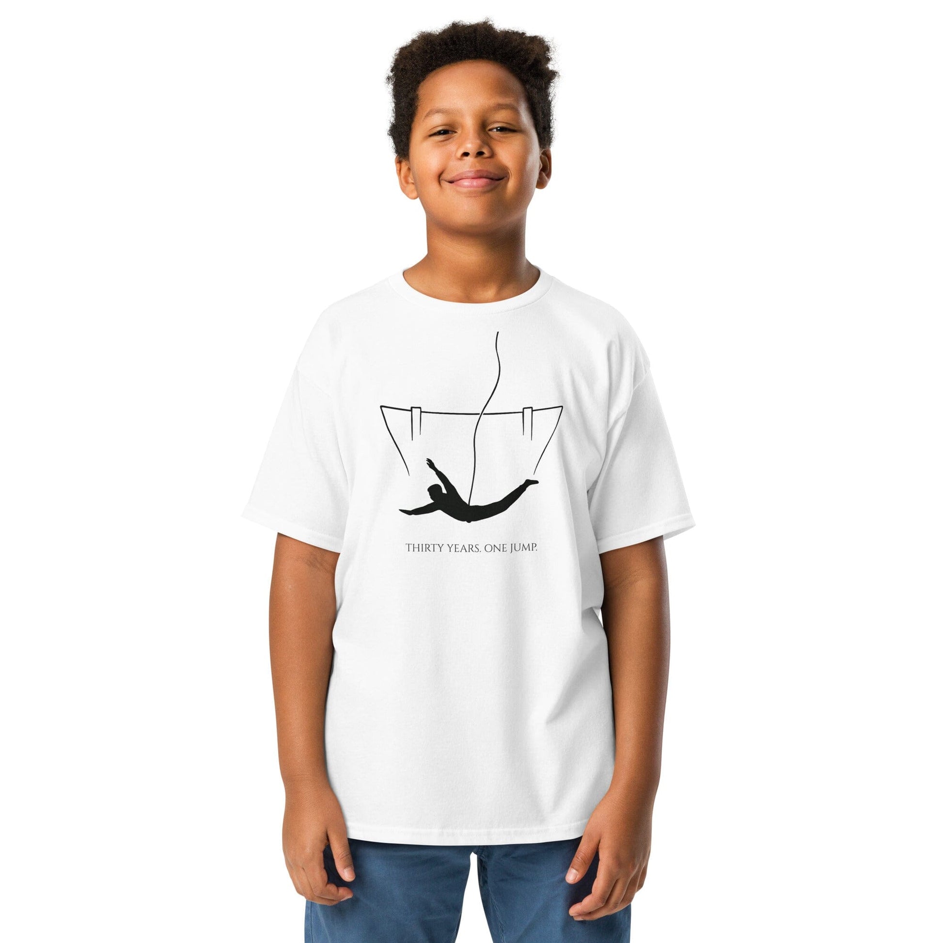 Kids Thirty Years, One Jump T-Shirt SIS Training Gear White XS 