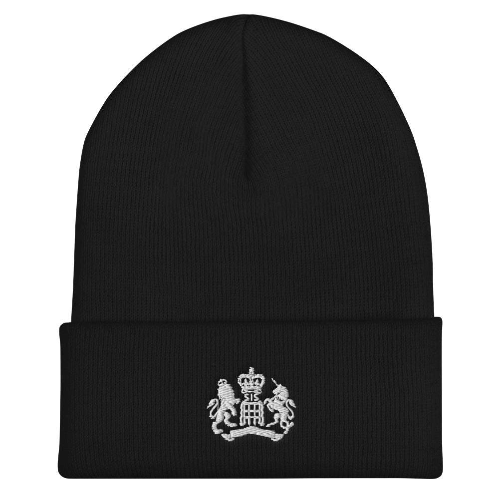 Cuffed Beanie Q Branch Media Black 