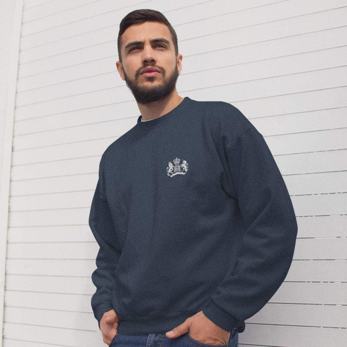 Training Sweatshirt Q Branch Media Navy S 