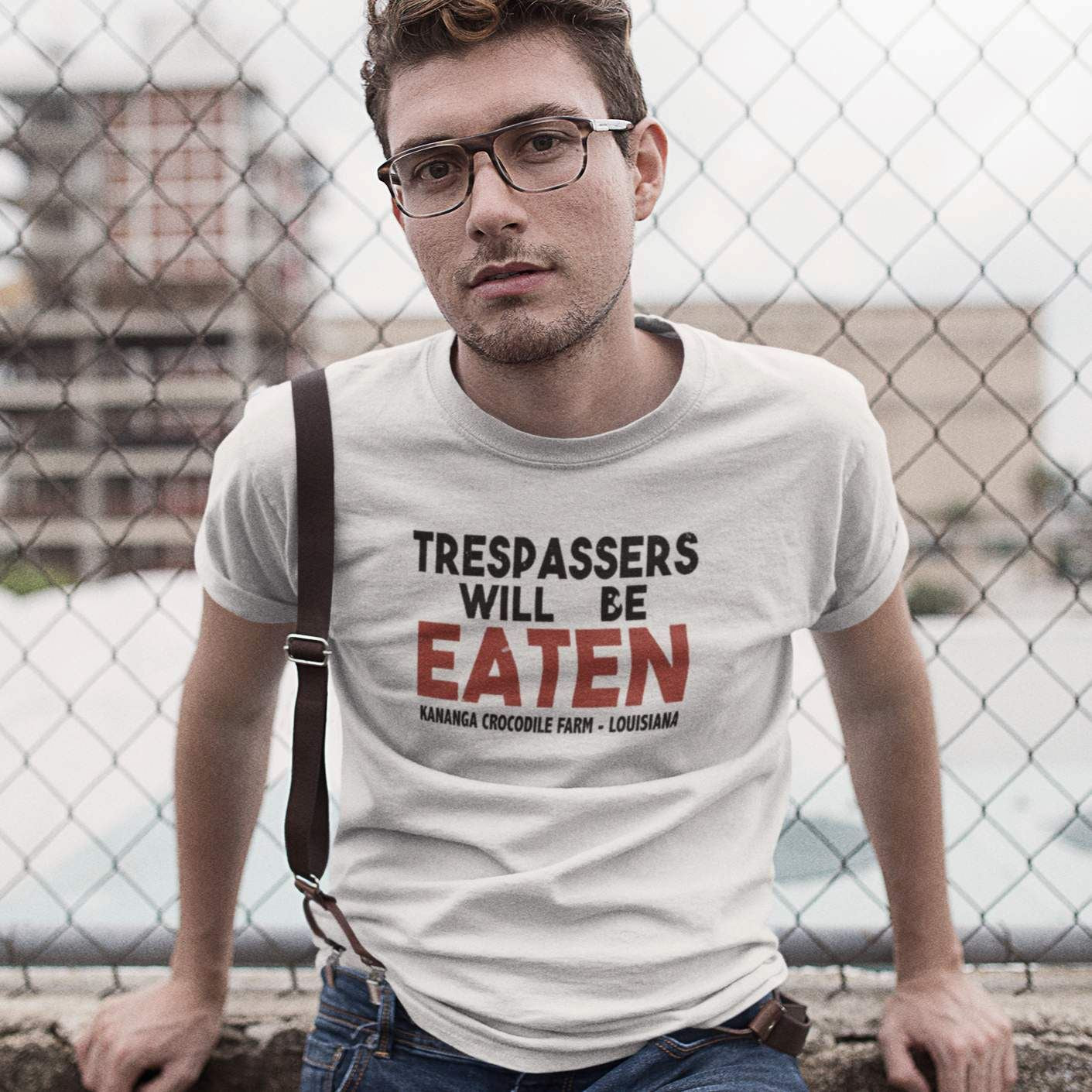 Trespassers Will Be Eaten T-Shirt Shirts & Tops Q Branch Media 