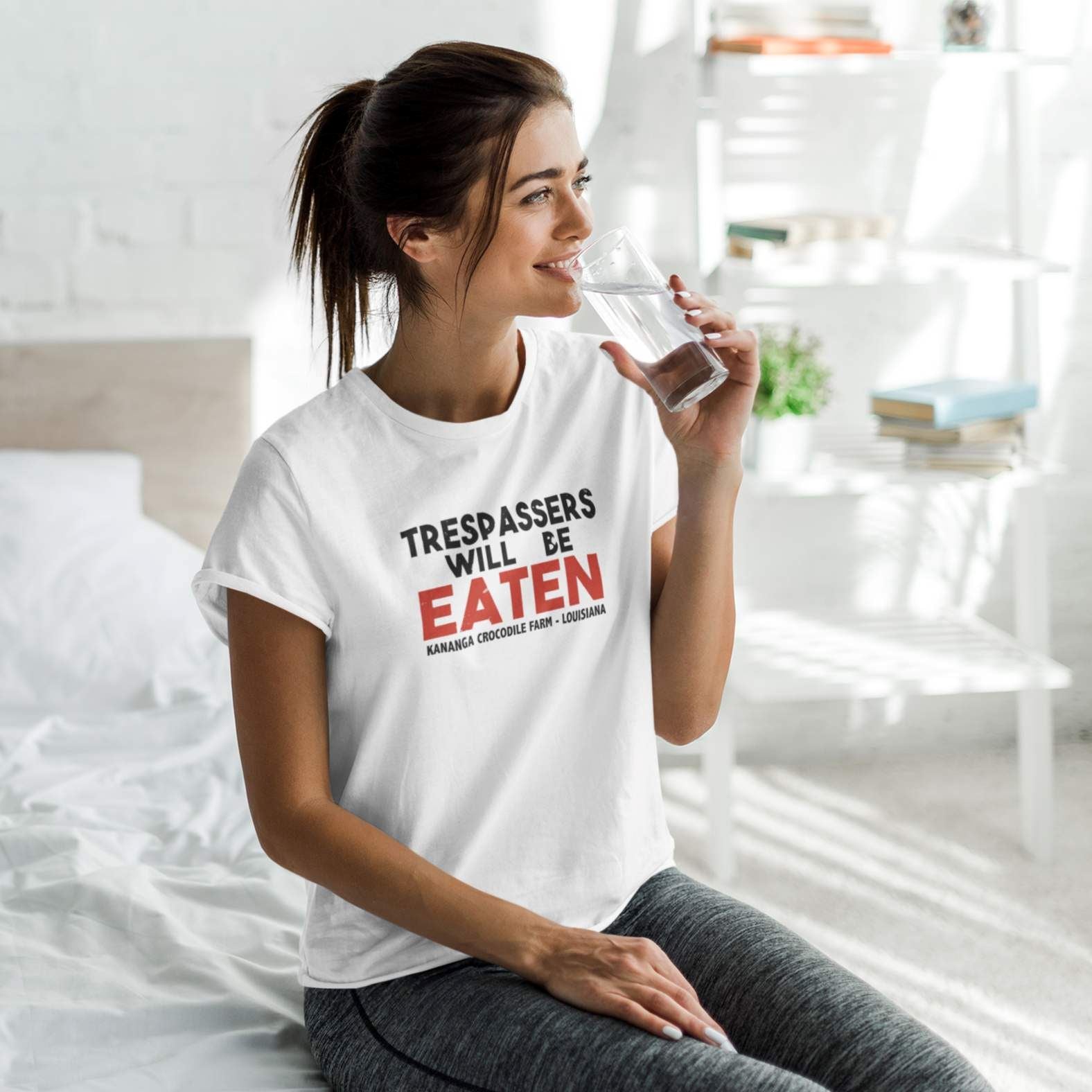 Trespassers Will Be Eaten T-Shirt Shirts & Tops Q Branch Media 