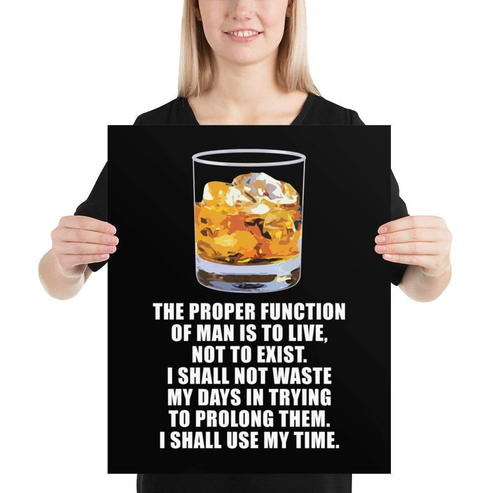 I Shall Use My Time Poem Poster SIS Training Gear 16″×20″ 