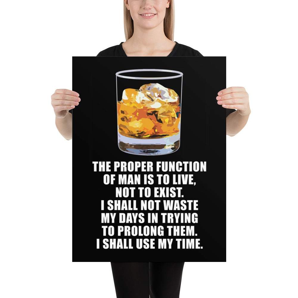 I Shall Use My Time Poem Poster SIS Training Gear 18″×24″ 