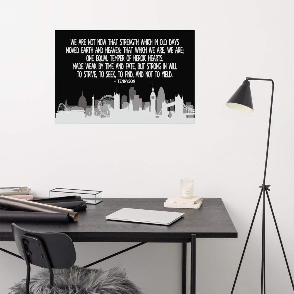 Tennyson Poem Poster SIS Training Gear 24×36 