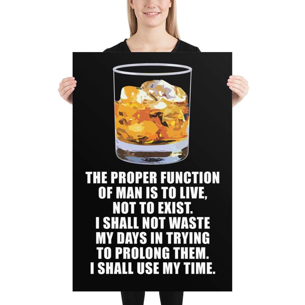 I Shall Use My Time Poem Poster SIS Training Gear 24″×36″ 