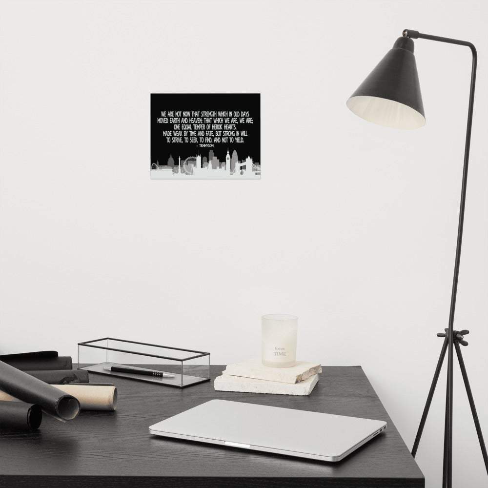 Tennyson Poem Poster SIS Training Gear 8×10 