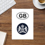 GB and SIS Logo Sticker Sheet SIS Training Gear 