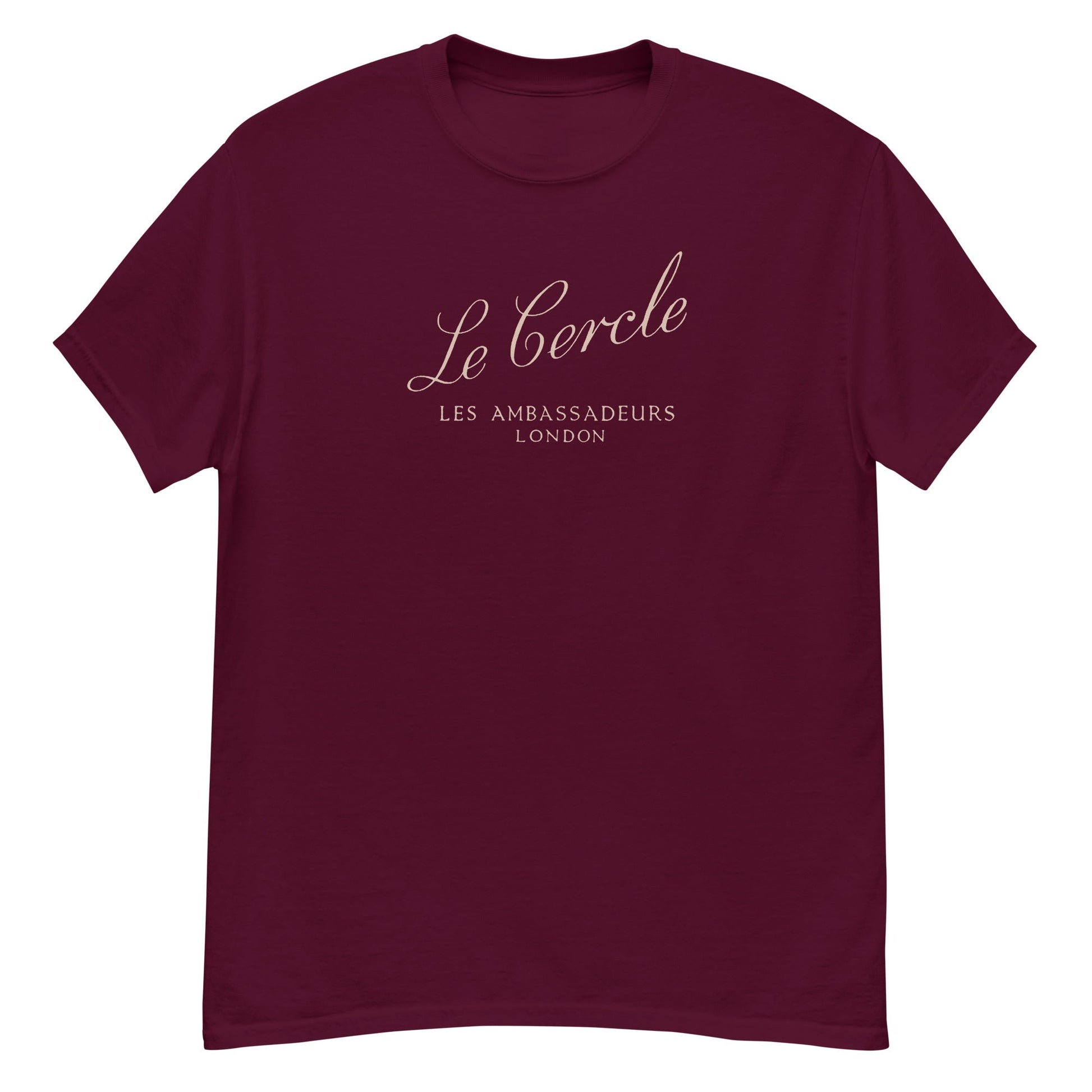 Le Cercle T-Shirt SIS Training Gear Maroon S 