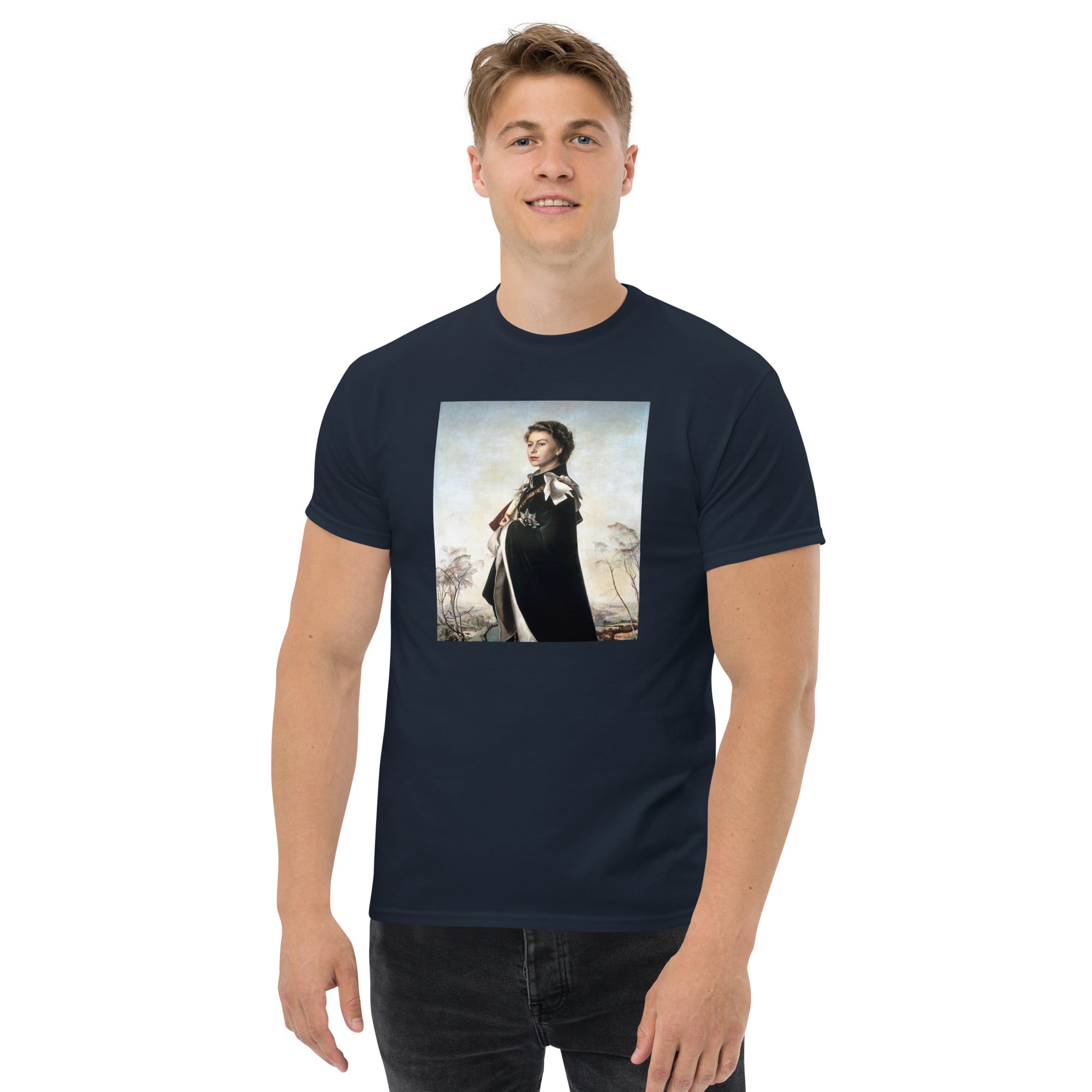Queen Portrait T-Shirt SIS Training Gear Navy S 