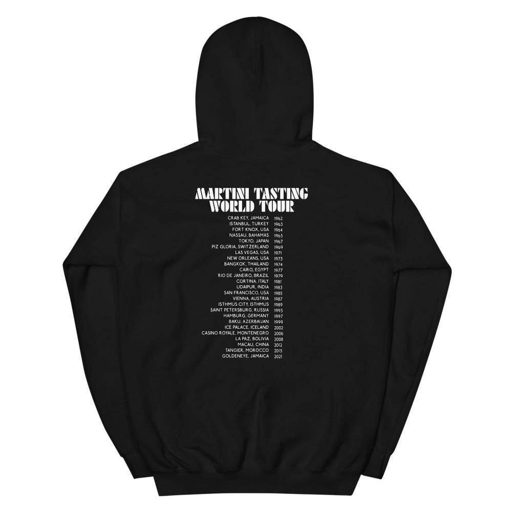 Martini Tasting World Tour Hoodie Q Branch Media Black S 