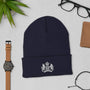 Cuffed Beanie Q Branch Media Navy 