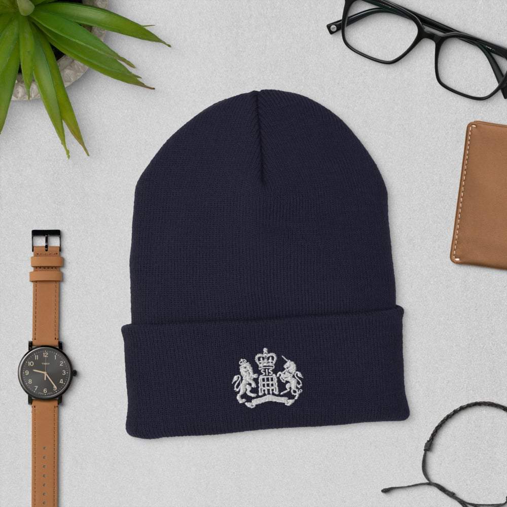 Cuffed Beanie Q Branch Media Navy 