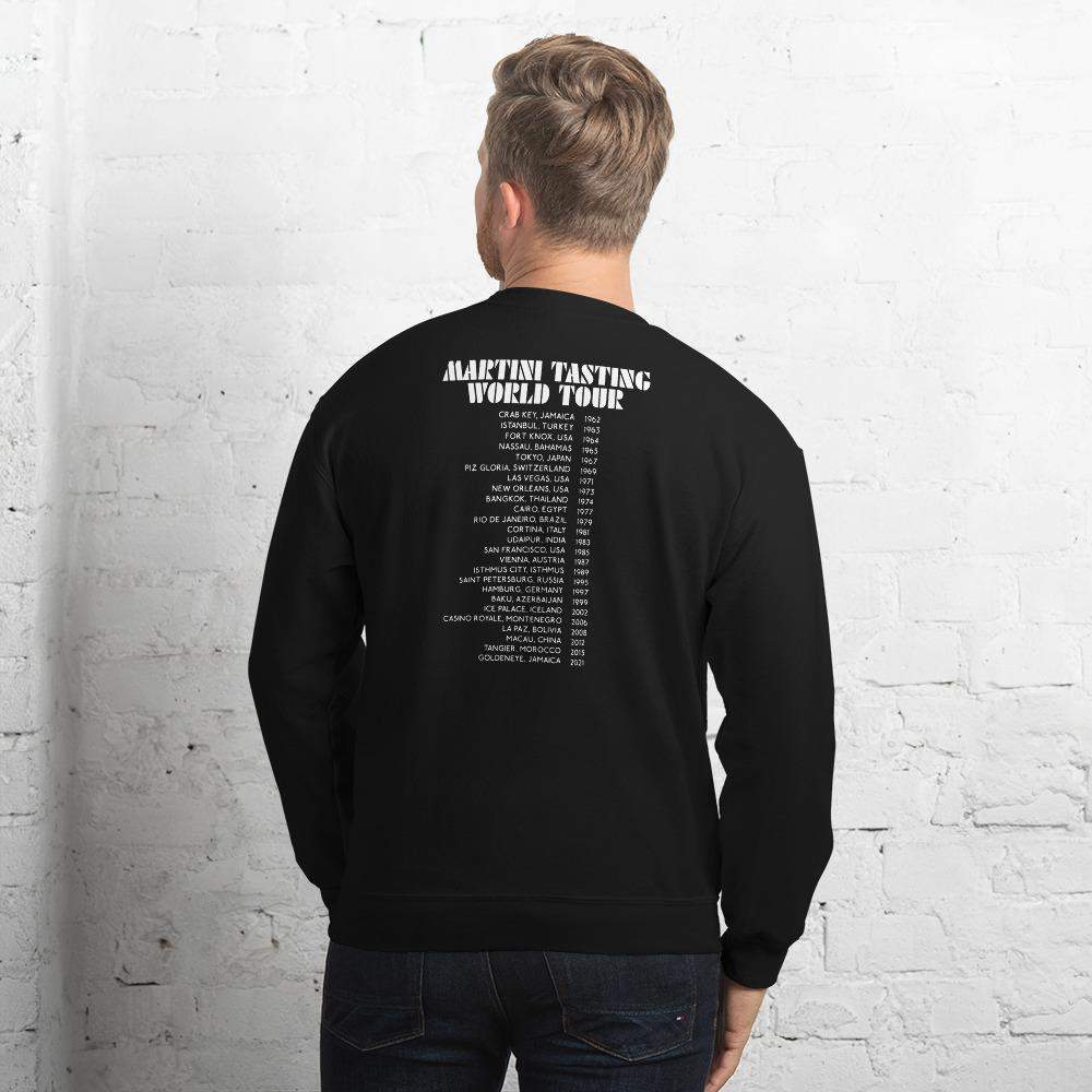 Martini Tasting World Tour Sweatshirt Q Branch Media Black S 